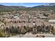 Elevated view showcasing the property's proximity to the town and surrounding mountains at 100 S Park Ave # E312, Breckenridge, CO 80424