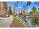 Picturesque creek side view with lush greenery and a peaceful atmosphere near the apartments at 100 S Park Ave # E312, Breckenridge, CO 80424