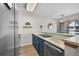 Functional kitchen featuring modern stainless steel appliances and ample countertop space at 100 S Park Ave # E312, Breckenridge, CO 80424