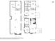 Detailed floor plan showcasing the layout of the home, including the basement and first floor at 8095 Bannock Dr, Larkspur, CO 80118