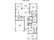 Main level floor plan with owner's suite, island kitchen, dining area, and two-car garage at 901 Coal Bank Trl, Castle Rock, CO 80104