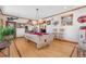 Game room with a pool table, wood floors, decor, and access to other living spaces at 97 S Coolidge St, Aurora, CO 80018