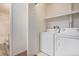 Laundry room with washer and dryer at 19172 E Arkansas Dr # 106, Aurora, CO 80017