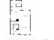 Floor plan illustrating the layout of the main level, including kitchen, living room, dining area, and bath at 4401 Hydrangea Way, Castle Rock, CO 80109