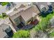 Stunning aerial view of a single-Gathering home with a deck and well-maintained landscaping at 534 Stonemont Dr, Castle Pines, CO 80108