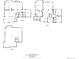 Detailed floor plan layout of main floor, upstairs, and basement levels with dimensions at 534 Stonemont Dr, Castle Pines, CO 80108