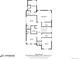 Upstairs floor plan featuring bedrooms with walk-in closets and bathrooms at 2540 Jay St, Edgewater, CO 80214