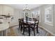 Kitchen dining area with a charming table and large windows at 13735 Steele Ct, Thornton, CO 80602