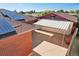 Home with solar panels, detached garage, and backyard at 11349 Downing Dr, Northglenn, CO 80233