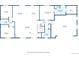 Detailed floor plan showcasing the layout of the home's main level, including bedrooms and living areas at 1235 S Balsam St, Lakewood, CO 80232