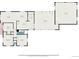 Detailed floor plan showcasing the layout of the home including the kitchen, bedrooms, and living spaces at 1001 Victor St, Aurora, CO 80011