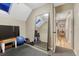Bright exercise room with skylight, mirror, and workout equipment, creating an ideal space for fitness at 1729 N Clarkson St, Denver, CO 80218