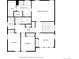 Second-floor floor plan highlighting the layout of bedrooms, bathrooms, and laundry room at 5957 N Orleans St, Aurora, CO 80019