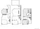 Three-story home floor plan, including garage, bedrooms, kitchen, basement and backyard at 418 Steele St, Denver, CO 80206