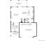 Detailed first-floor plan showcasing the layout of the kitchen, great room, garage, and outdoor patio at 475 Welded Tuff Trl, Castle Rock, CO 80104