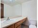 Bathroom features a vanity and toilet at 4866 S Dudley St # 2, Littleton, CO 80123