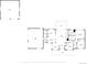 Floor plan illustrating layout of the home with kitchen, living, bedrooms, and garages at 55610 E 40Th Ave, Strasburg, CO 80136