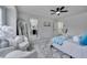 Bright bedroom with an ensuite bath, contemporary decor, and new fixtures at 10508 W Chautauga Mtn, Littleton, CO 80127