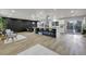 Spacious kitchen with island, black accent wall and modern appliances at 10508 W Chautauga Mtn, Littleton, CO 80127