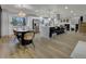 Open concept kitchen with island, stainless appliances and ample counter space at 10508 W Chautauga Mtn, Littleton, CO 80127