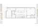 Floor plan rendering of the main level layout of the home showing the placement of rooms at 680 S Gaylord St, Denver, CO 80209