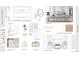 Rendering showing design options for a modern kitchen with island, countertops, cabinets and lighting at 680 S Gaylord St, Denver, CO 80209