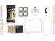 Rendering showing design options for a modern mud room with built-in storage and stylish accents at 680 S Gaylord St, Denver, CO 80209