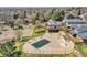 Aerial view of the community pool and neighborhood park at 9759 Lane St, Thornton, CO 80260