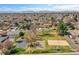 Aerial view of the neighborhood park and play area at 9759 Lane St, Thornton, CO 80260