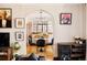Bright dining room with hardwood floors, modern lighting, and stylish decor, perfect for entertaining at 1060 N Washington St # 301, Denver, CO 80203