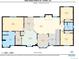 Floor plan of the residence showcasing the layout of the main floor at 32091 Black Widow Dr, Conifer, CO 80433