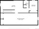 Detailed floor plan showcasing the layout of the basement with recreation room, laundry, and a bedroom at 10784 Allendale Dr, Arvada, CO 80004