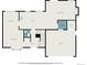This floor plan highlights the home's dining, kitchen, living and garage spaces at 10158 E Fair Cir, Englewood, CO 80111