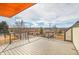 Relaxing outdoor deck space with unobstructed neighborhood views and open sky at 3910 Reed St, Wheat Ridge, CO 80033