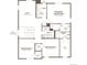 Second-level floor plan featuring a primary bedroom, two additional bedrooms, a loft, and two bathrooms at 24749 E 39Th Ave, Aurora, CO 80019