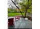 Outdoor patio with seating is perfect for enjoying rainy days at 7770 S Estes St, Littleton, CO 80128