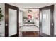 Stylish office with natural light, hardwood floors, and glass french doors at 4875 S Monaco St # 303, Denver, CO 80237