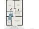 Upstairs floor plan featuring bedrooms, baths and office space at 8746 Carr Loop, Arvada, CO 80005