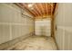 Spacious unfinished two-car garage with concrete floor and electrical outlets installed at 1286 Raleigh St, Denver, CO 80204
