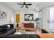 Cozy living room features stylish decor, modern furniture and plenty of natural light at 1286 Raleigh St, Denver, CO 80204