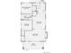 Detailed floor plan showcasing the layout of the home, including room dimensions and total square footage at 1640 Harrison St, Denver, CO 80206
