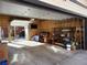 Spacious garage interior with storage and workspace at 1640 Harrison St, Denver, CO 80206
