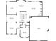 Main floor plan of a home with a living room, dining room, kitchen, Gathering room, bedroom and garage at 6985 Fallon Cir, Castle Rock, CO 80104