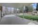 Covered patio with concrete floor and view of fenced backyard and storage shed at 6719 E Costilla Cir, Centennial, CO 80112