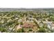 Wide aerial shot that shows the location of the property and the Denver skyline beyond at 1195 W 70Th Ave, Denver, CO 80221