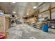 Garage featuring a work area and storage at 1166 Belgian Trl, Elizabeth, CO 80107