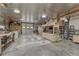 Garage featuring a work area and storage at 1166 Belgian Trl, Elizabeth, CO 80107