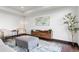 Stylish living room features modern furniture, hardwood floors, and accent rug at 1900 E Girard Pl # 505, Englewood, CO 80113