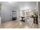 Spacious living room dining area with large table and elegant decor at 16051 E Alabama Dr, Aurora, CO 80017