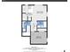 Detailed floor plan showcasing the layout of unit 1, including the kitchen and laundry room at 30273 Conifer Rd, Evergreen, CO 80439
